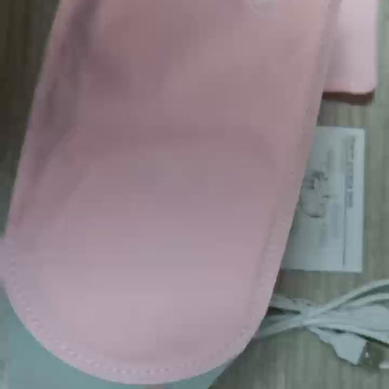 Demonstration de la ceinture chauffante Belyss : deballage, branchement USB et niveaux de chaleur